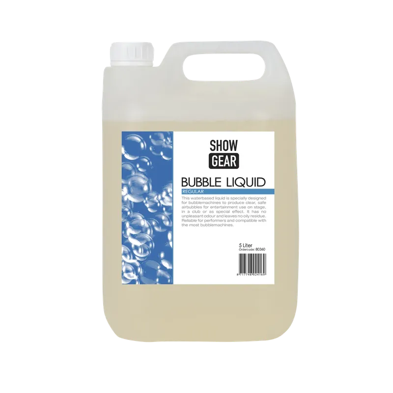 SHOWGEAR Bubble Liquid 5 Liter - gebrauchsfertig 5 Liter - gebrauchsfertig Sofort Bestellen