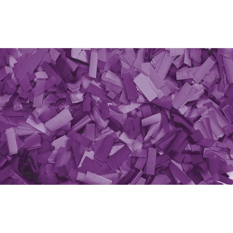 SHOWGEAR Konfetti - Rechteckig Lila, 55 x 17 mm, 1 kg, feuerhemmend und biologisch abbaubar Aktuell