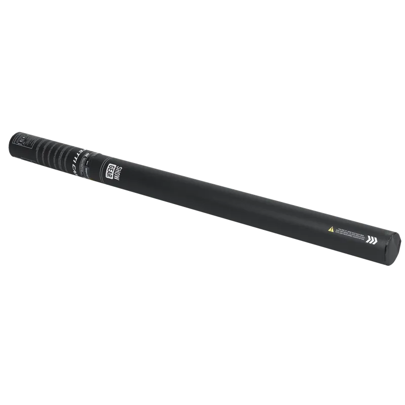Neue Ware SHOWGEAR Handheld Konfetti Shooter Pro 80 cm, Schneeflocken weiß, feuerhemmend und biologisch