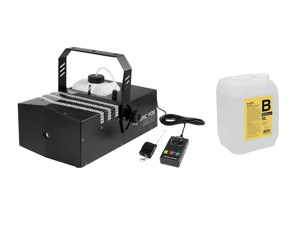 EUROLITE Set Dynamic Fog 1200 + Smoke Fluid -B2D- 5l Günstig