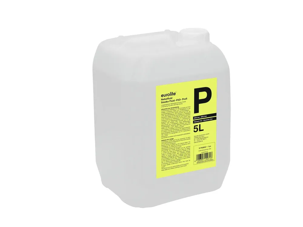 EUROLITE Smoke Fluid -P2D- Profi Nebelfluid 5l Echt