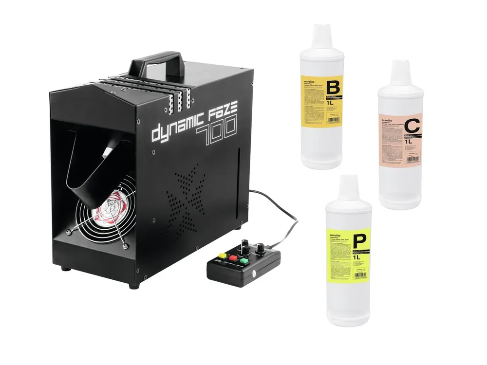 Wochenendangebot EUROLITE Set Dynamic Faze 700 + Fluide