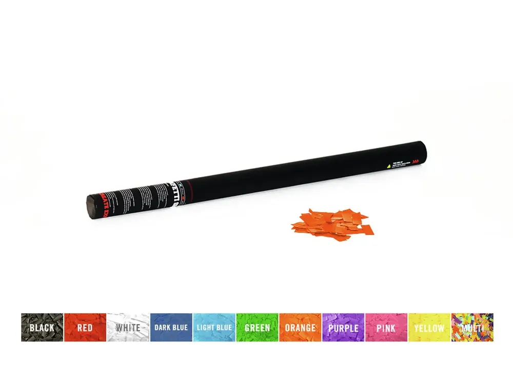 TCM FX Konfetti-Shooter 80cm, orange Neuheit