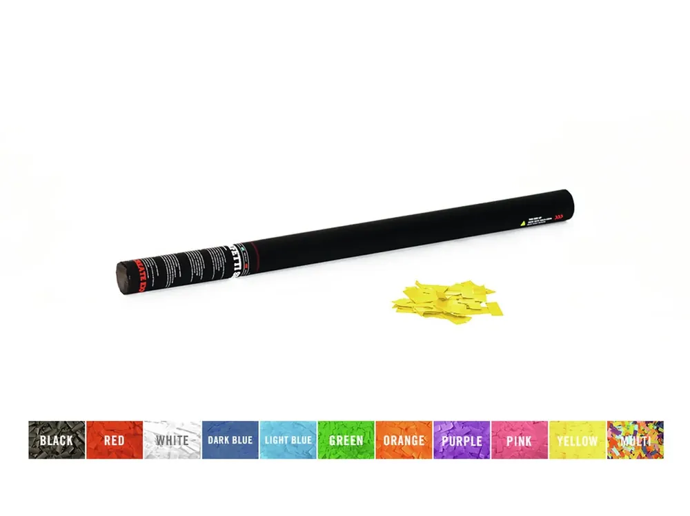 TCM FX Konfetti-Shooter 80cm, gelb Sonderangebot