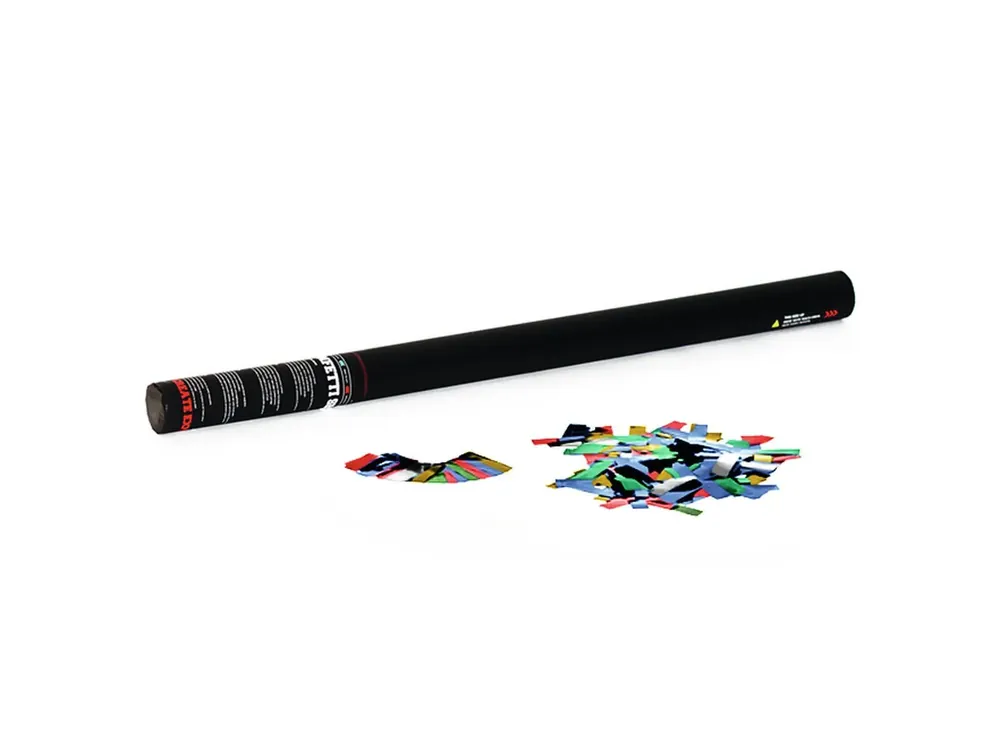 TCM FX Konfetti-Shooter 80cm, mehrfarbig metallic Knallerangebot