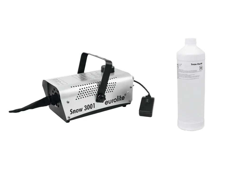 EUROLITE Set Snow 3001 Schneemaschine + Schneefluid 1l Jetzt Bestellen