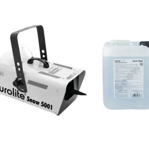 Ausverkauf EUROLITE Set Snow 5001 Schneemaschine + Schneefluid 5l