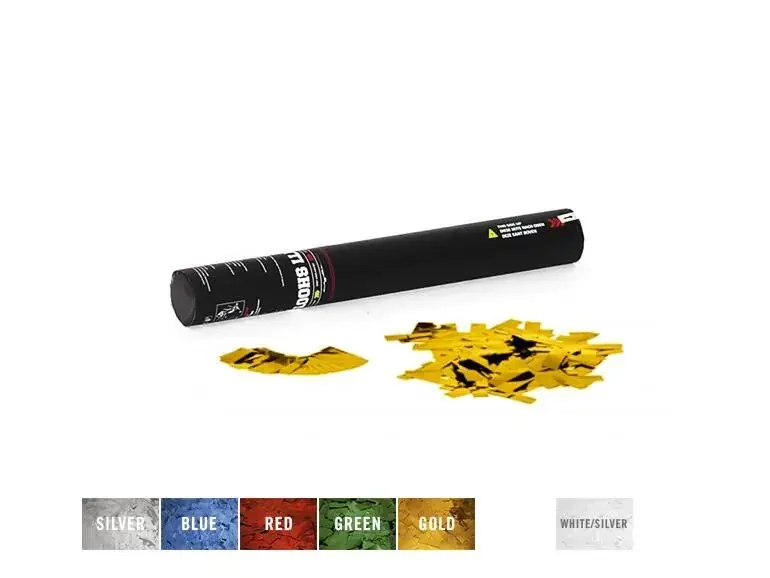TCM FX Konfetti-Shooter 50cm, gold Versand Am Gleichen Tag