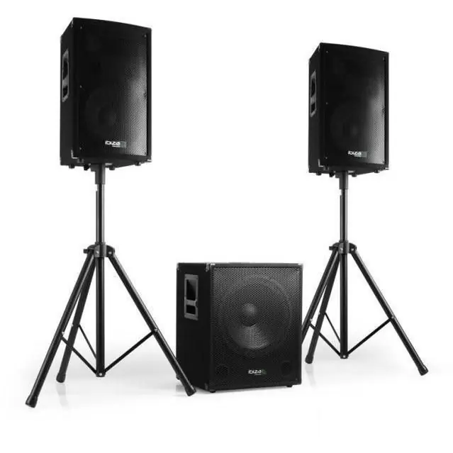 Solange Der Vorrat Reicht IBIZA CUBE1512 2.1 Aktiv Lautsprecher Set 15" Subwoofer