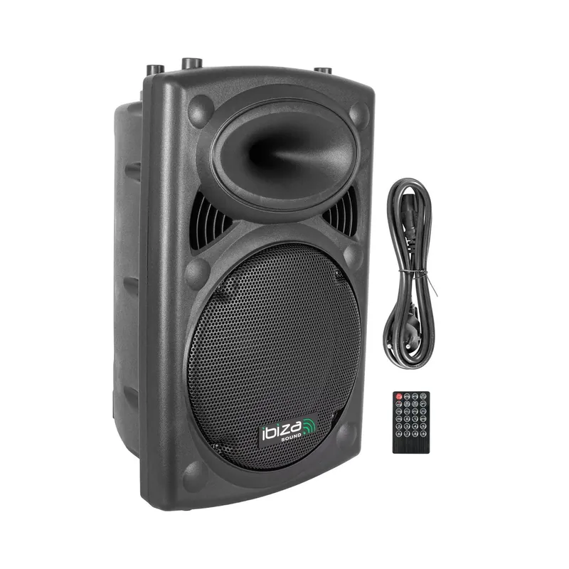 Sonderaktion IBIZA SLK12A-BT AKTIVE 12" LAUTSPRECHERBOX 700W BLUETOOTH USB MP3
