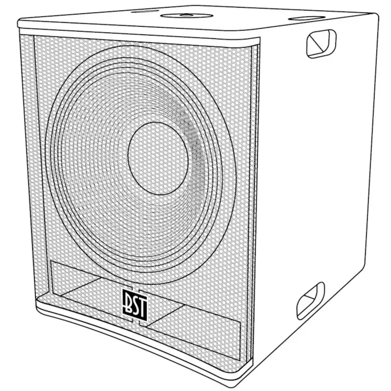 BST FIRST-SP18S PASSIV PA SUBWOOFER BASS 18" LAUTSPRECHER 1200 Watt Preisreduziert