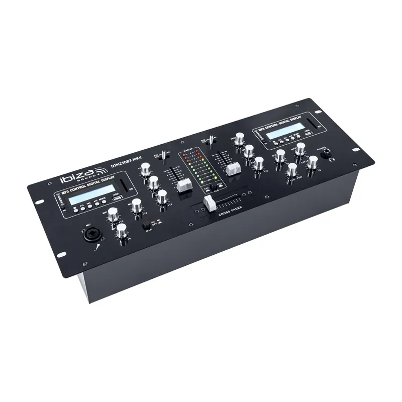 IBIZA DJM250BT-MKII 2-KANAL DJ MISCHPULT USB SD BLUETOOTH Kracherpreis