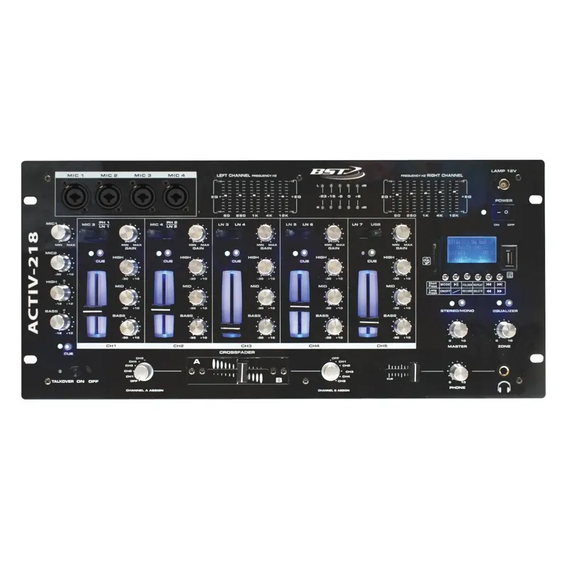 Jetzt Kaufen BST ACTIV218 6 KANAL DJ MISCHPULT USB SD BLUETOOTH