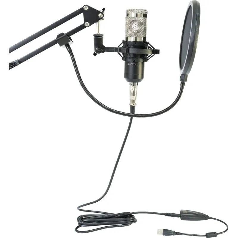 Begrenztes Angebot LTC STM200-PLUS USB KONDENSATOR-MIKROFON-SET Studio Streaming Podcast
