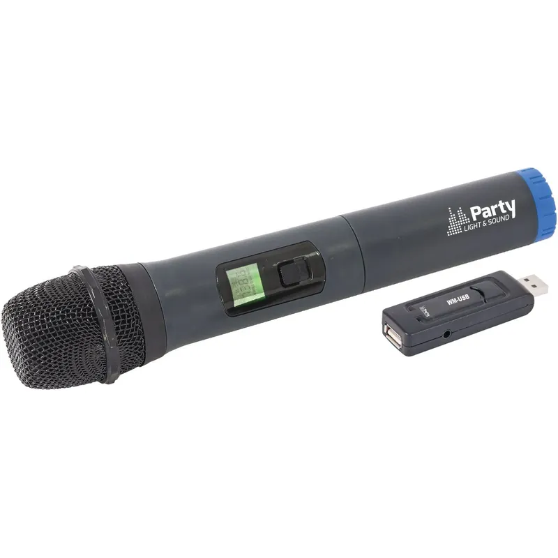 PARTY WM-USB UHF Funkmikrofon Handsender USB Empfänger Kostenloser Rückversand