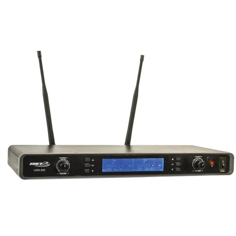 BST UDR300 2-KANAL UHF WIRELESS FUNKMIKROFON HEADSET Top-Angebot