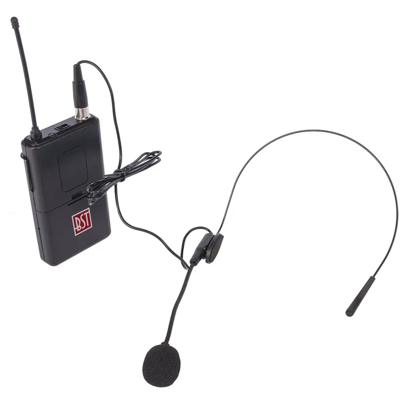 Super-Preis BST IPS10HEAD-A UHF FUNK-HEADSET-MIKROFON MIT BODYPACK TRANSMITTER 863.05MHz