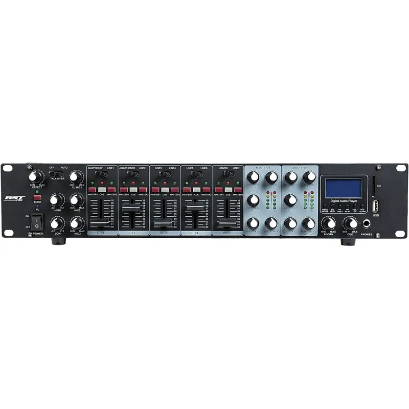 BST PRO MX56U Entertainment-Mixer 19" MIT USB MP3 PLAYER Bestseller