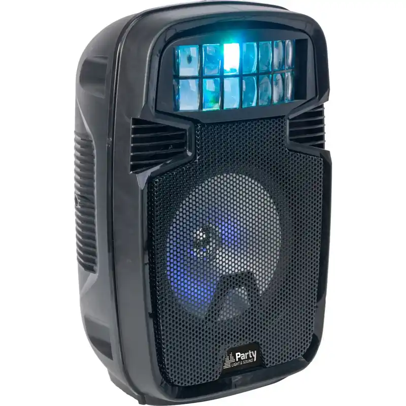 Saisonangebot PARTY PARTY-8COMBI LED BELEUCHTETE 8" AKTIVBOX MIT DERBY LICHTEFFEKT