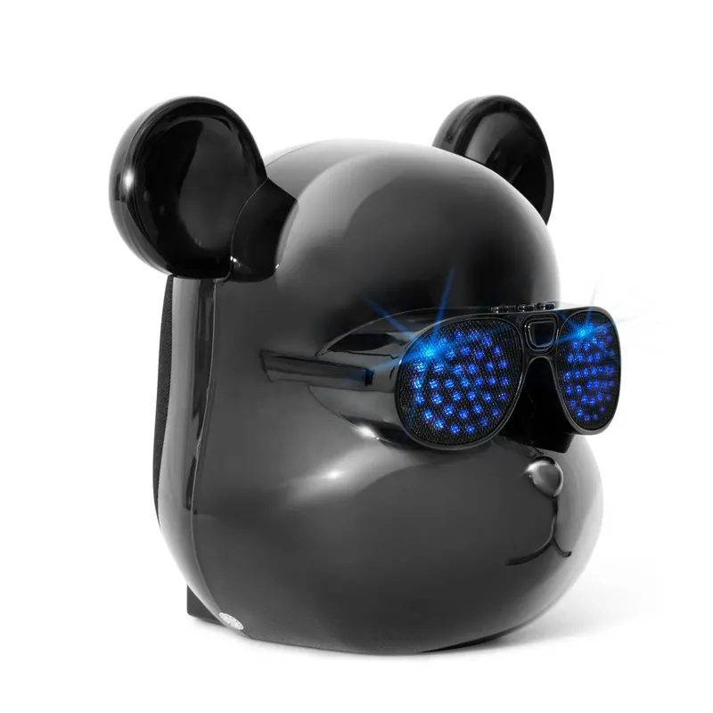 Ibiza BEAR-SOUND Bluetooth Akku-Lautsprecher mit LED, microSD und AUX Musik Box Sonderaktion