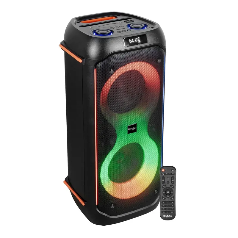 Ibiza COLUMBA600 Partybox Musikbox mit Bluetooth LED Mikrofon 600W Top-Preis