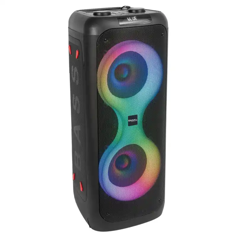 Kostenloser Rückversand Ibiza COLUMBA700 Partybox Musikbox mit Bluetooth LED Mikrofon 700W