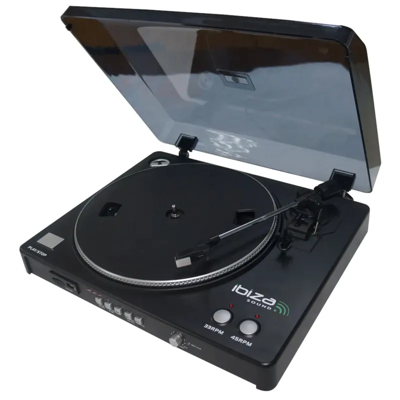 Begrenztes Angebot IBIZA LP300 USB / SD PLATTENSPIELER MIT AUFNAHMEFUNKTION