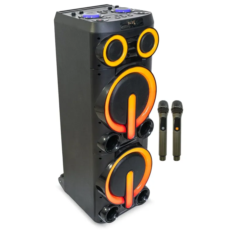 Nur Für Kurze Zeit IBIZA BOMBMASTER Partylautsprecher Mega High-Power Box 1000W