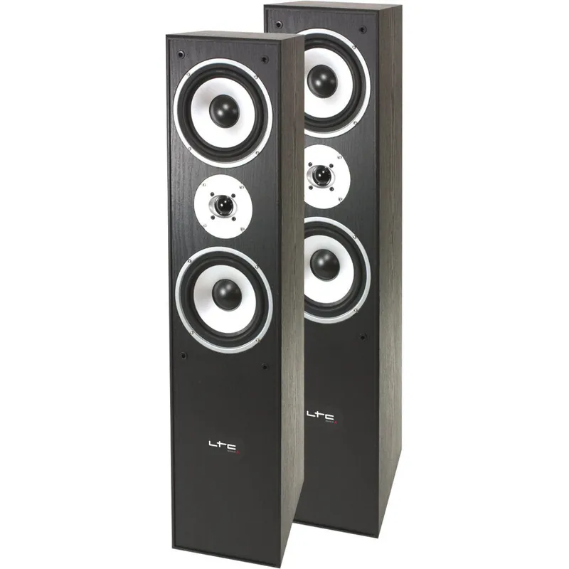 LTC L766-BL 3-WEGE HIFI LAUTSPRECHER BOXEN 350W SCHWARZ Markenprodukt