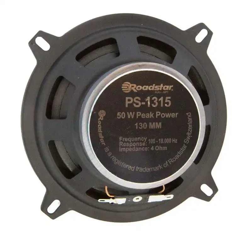 Neuheit ROADSTAR PS-1315 Auto Lautsprecher 13 cm Doppelkegel 40W 90dB Einbaulautsprecher