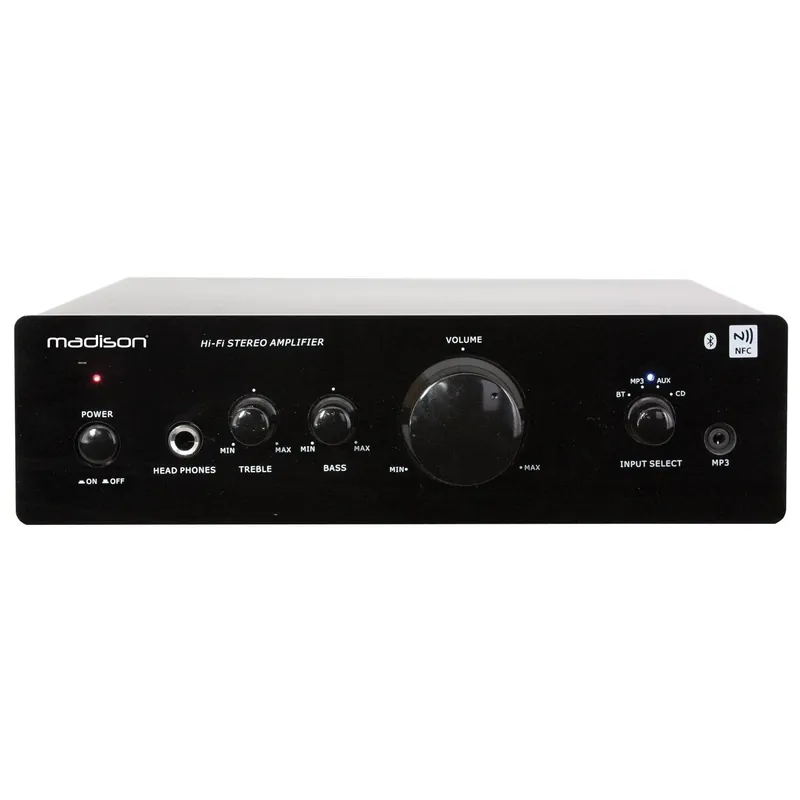 Nur Heute MADISON MAD1000 HIFI STEREO VERSTÄRKER MIT BLUETOOTH & NFC 2x50W