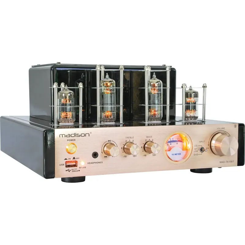 MADISON MAD-TA10BT STEREO RÖHRENVERSTÄRKER 2x25W Kostenloser Rückversand
