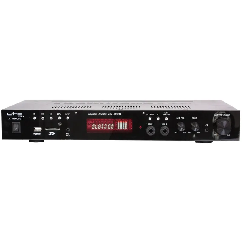 LTC ATM6000BT HI-FI STEREO VERSTÄRKER MIT BLUETOOTH & KARAOKE 2x50W Aktuell