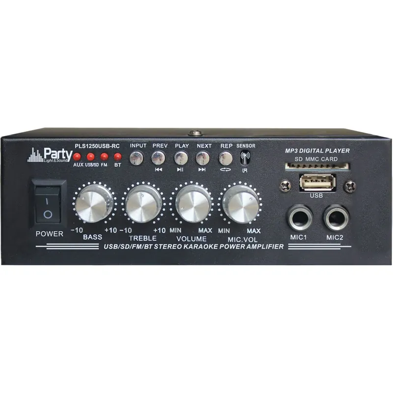 Beliebt PARTY PLS1250USB-RC STEREO KARAOKE HIFI VERSTÄRKER 2x25W
