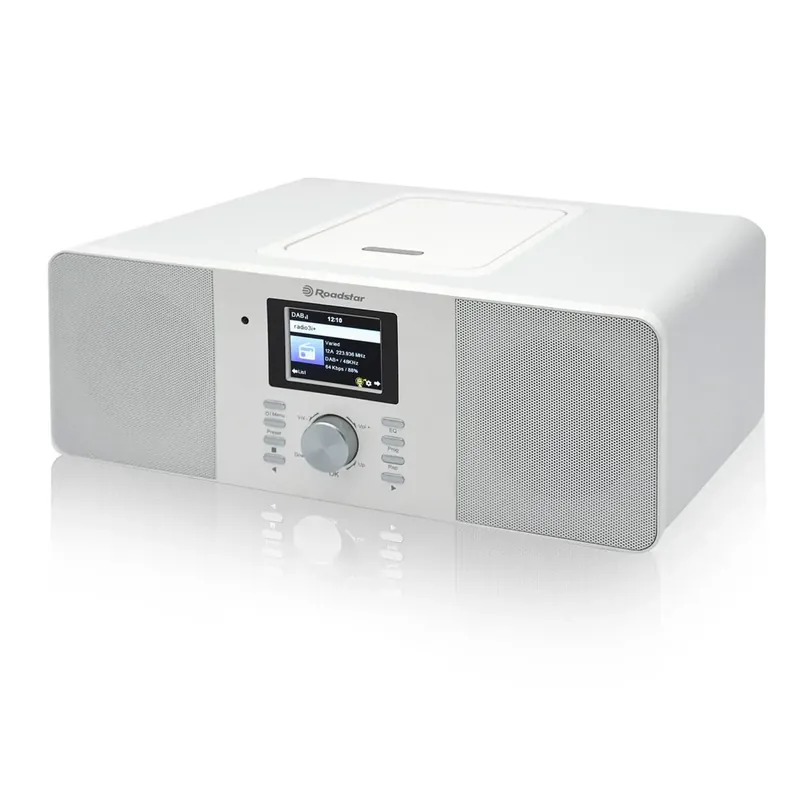ROADSTAR IR-540D+BT White Internetradio mit DAB+ FM RDS CD MP3 Bluetooth Stereo Sound und Fernbedienung Direkt Vom Hersteller