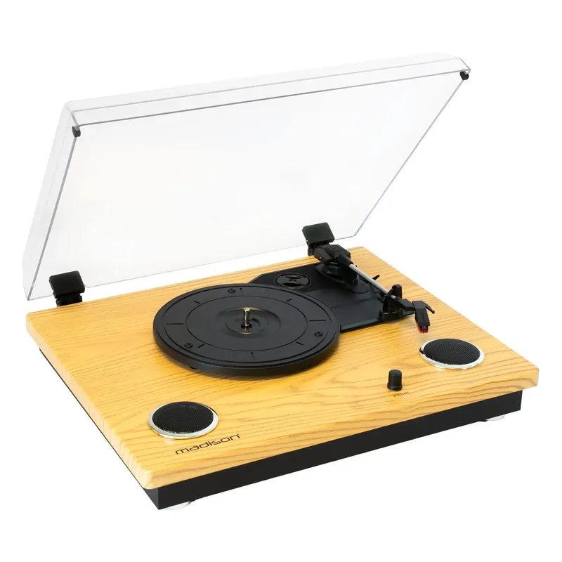 MADISON MAD-RT300SP-MKII NOSTALGIE PLATTENSPIELER MIT LAUTSPRECHER USB SD UND BLUETOOTH Sale