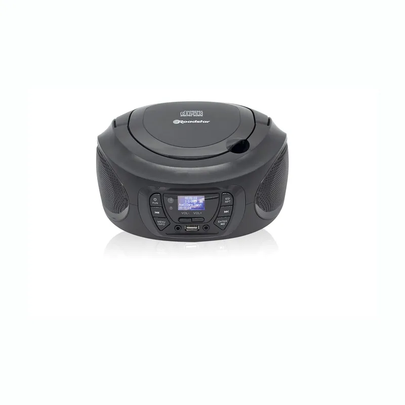 Neue Ware ROADSTAR CDR-375 Stereoanlage mit DAB DAB+ FM Radio CD MP3 USB Aux Fernbedienung und Weckfunktion