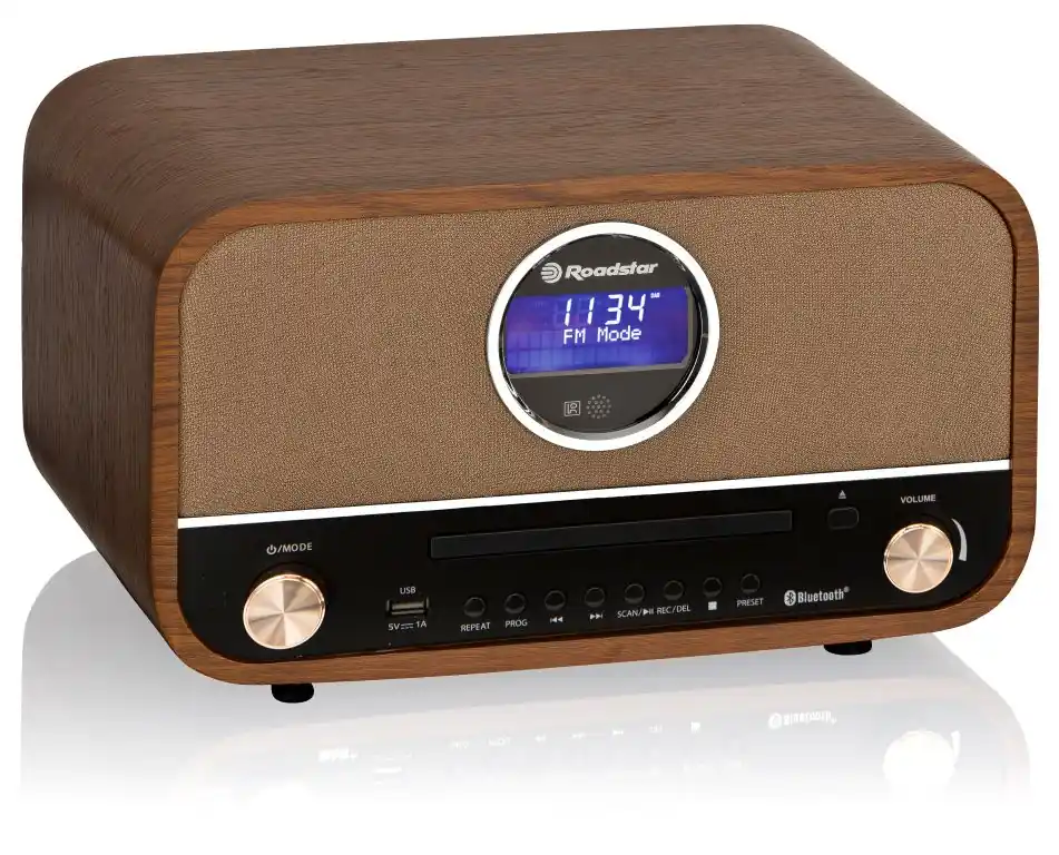 ROADSTAR HRA-1782N Stereoanlage mit Bluetooth CD MP3 USB Aufnahme FM RDS Radio Fernbedienung und AUX Rabatt