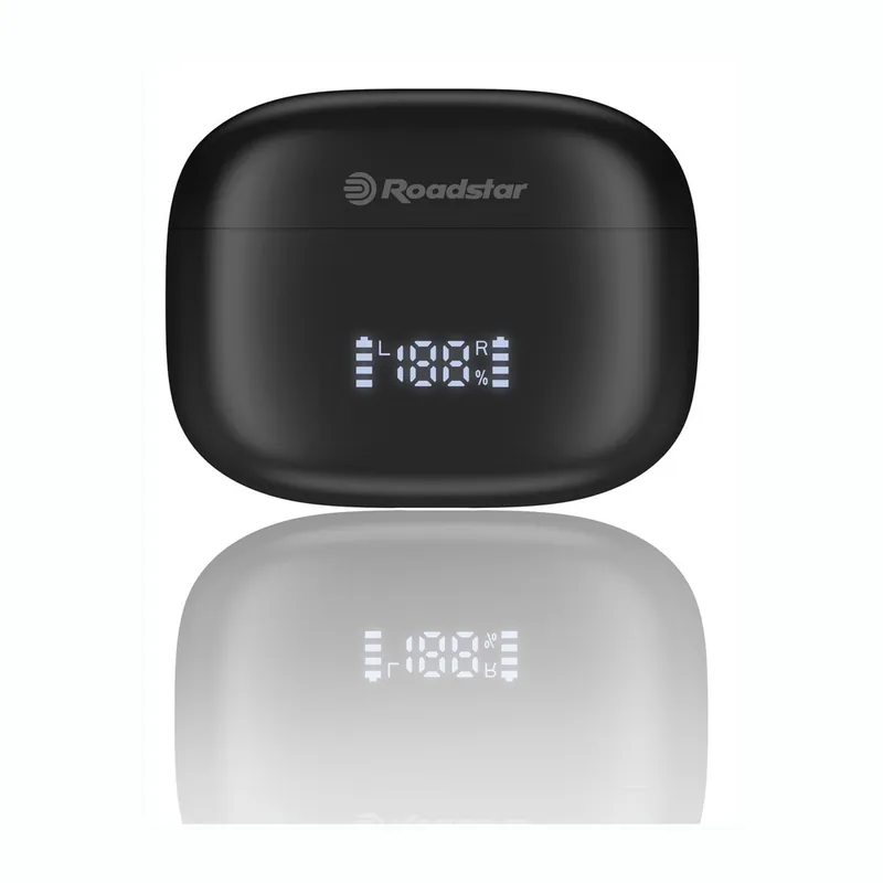Direkt Vom Hersteller ROADSTAR HED-380NC Bluetooth In Ear Kopfhörer mit ANC ENC Transparenzmodus USB C Ladecase und Akkuanzeige
