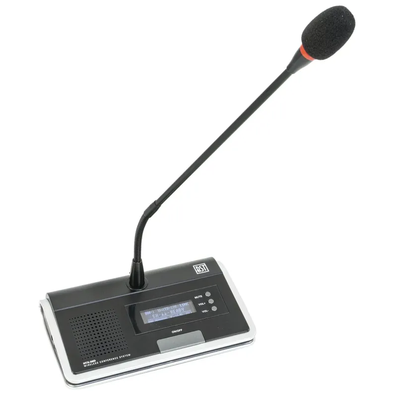 Neu Im Sortiment BST HTX-38D Delegierten-Mikrofon Set für UHF Zentraleinheit HTX-38R
