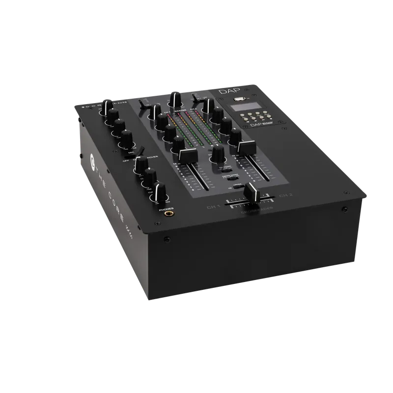 DAP CORE MIX-2 USB Zweikanal-DJ-Mixer mit USB-Schnittstelle Zweikanal-DJ-Mixer mit USB-Schnittstelle Echt