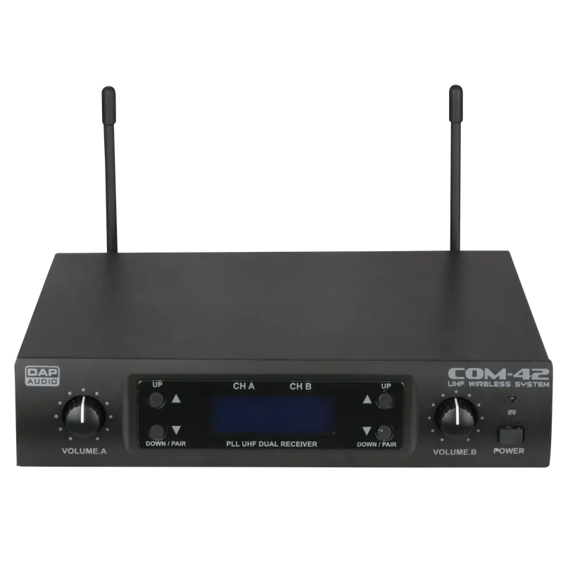 Bestpreis DAP COM-42 2-Kanal-Drahtlos-Handmikrofonsystem