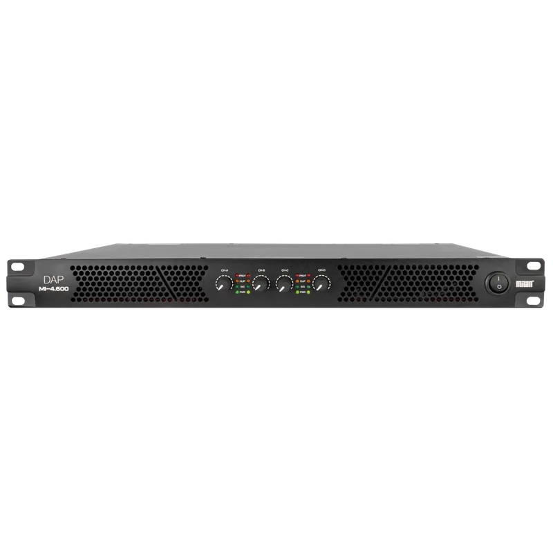 DAP MI-4.600 4-Kanal Installationsverstärker mit DSP und Milan (4x 600 W) Zertifiziert