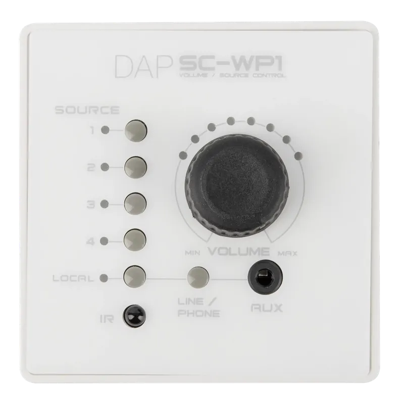 DAP SC-WP1 Wand-Bedienfeld für SC-5.2 Signalwahlschalter - weiß Bestpreis