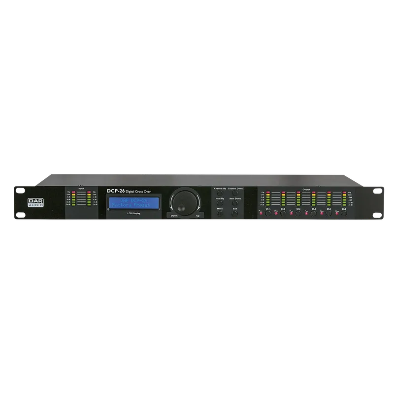 Neue Kollektion DAP DCP-26 MKII Digitaler Crossover mit 6 Kanälen