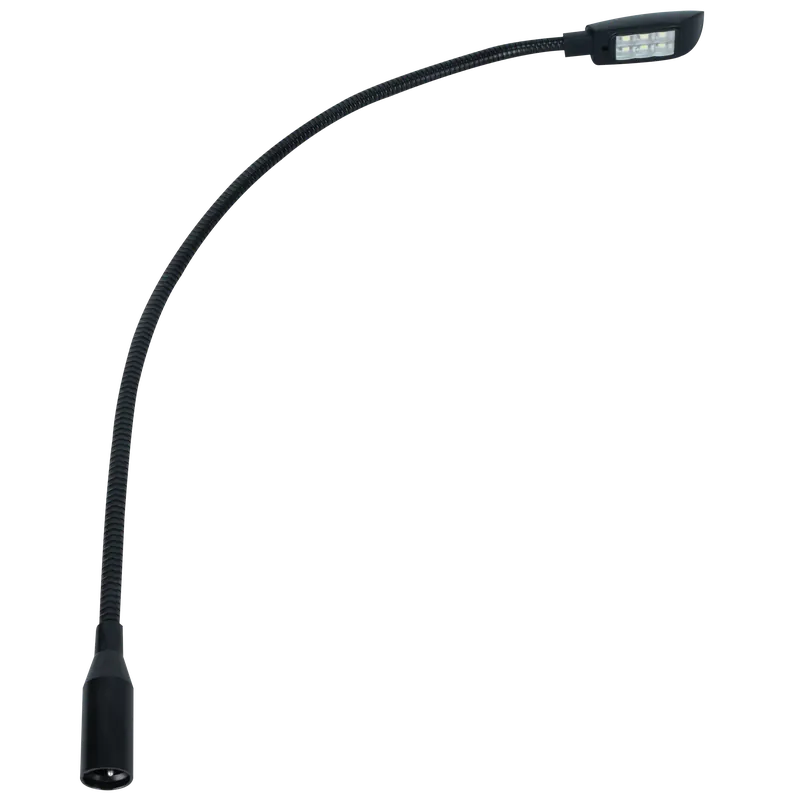 SHOWGEAR GooseLight XLR, Kaltweiß 40 cm - 3-polig gerade Beliebt