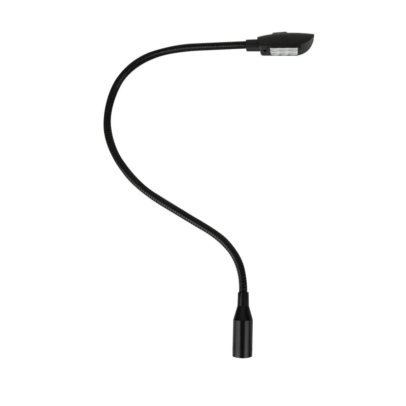SHOWGEAR GooseLight XLR, Kaltweiß 40 cm - 4-polig gerade Knallerangebot