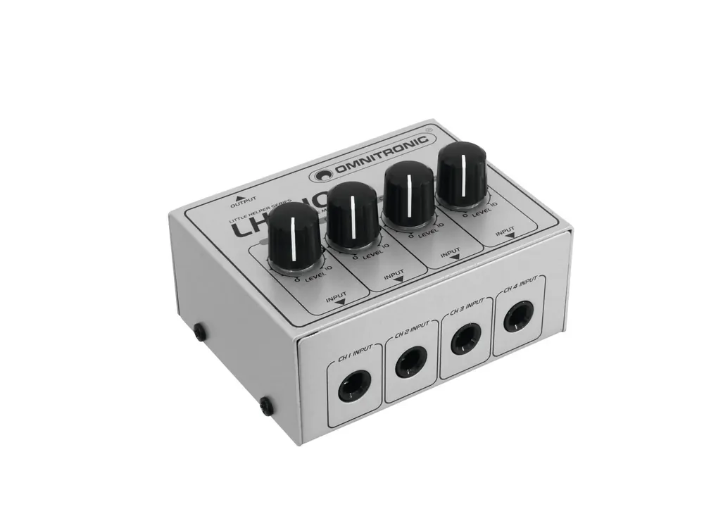 Echt OMNITRONIC LH-010 4-Kanal-Mixer passiv