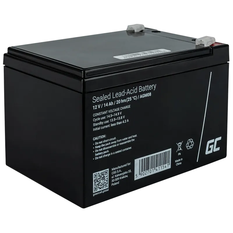 DAP Green Cell AGM 12 V 14 Ah Batterie Für DAP NRG-12 Mobile Direkt Vom Hersteller