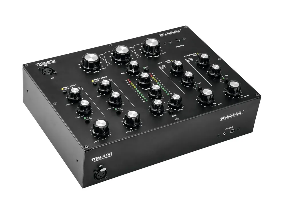 OMNITRONIC TRM-402 4-Kanal Rotary-Mixer Bestpreis